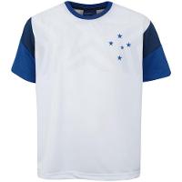 Camiseta Cruzeiro Brilhar Masculina - Branco - 1