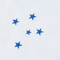 Camiseta Cruzeiro Brilhar Masculina - Branco - 3