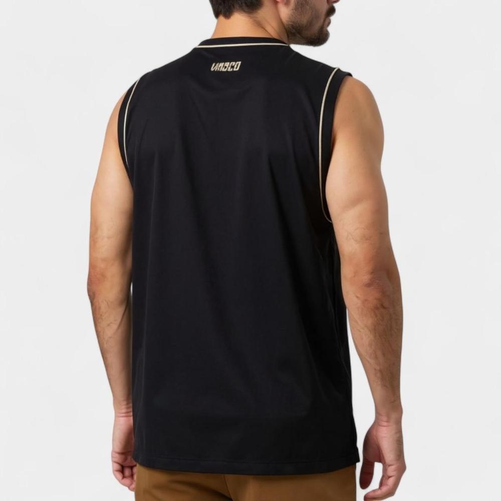 Regata Vasco da Gama Básica Estrondo Masculino - Preto - 6