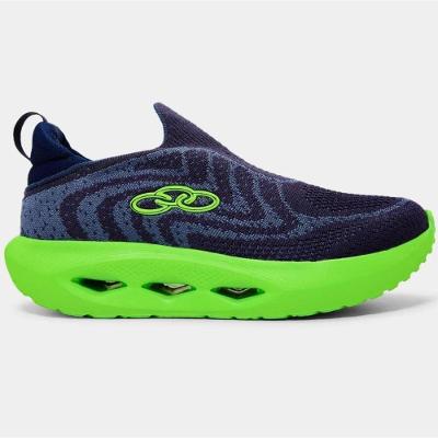 Tênis Infantil Olympikus Pixel - Marinho e Verde