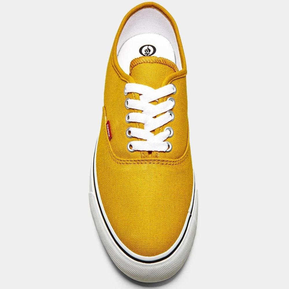 Tênis Rainha Mont Car V - Amarelo e Branco - 3