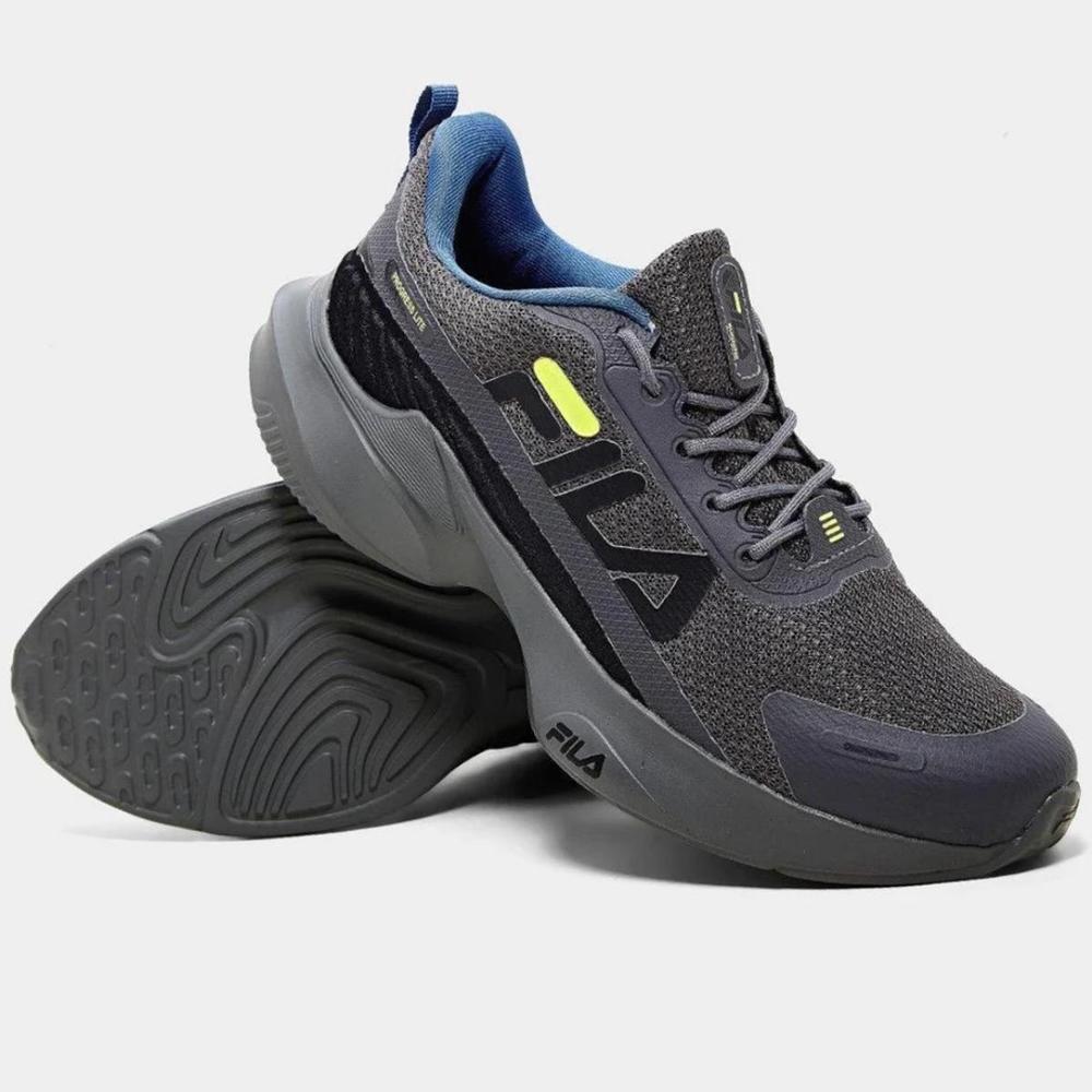 Tênis Fila Progress Lite Masculino - Grafite e Preto - 1