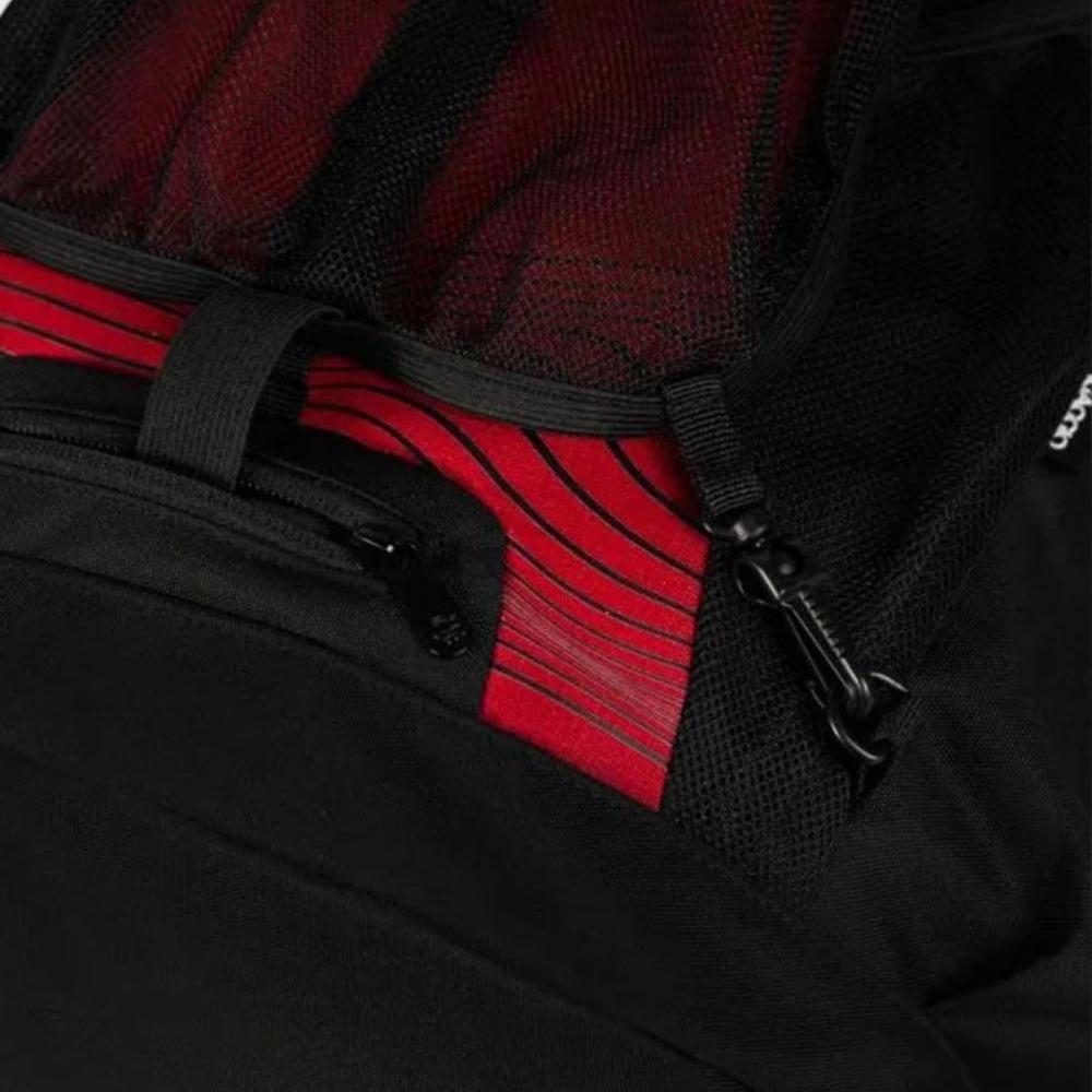 Mochila Esportiva Flamengo Bagaggio Suporte de Bola 20L - Preto e Vermelho - 4