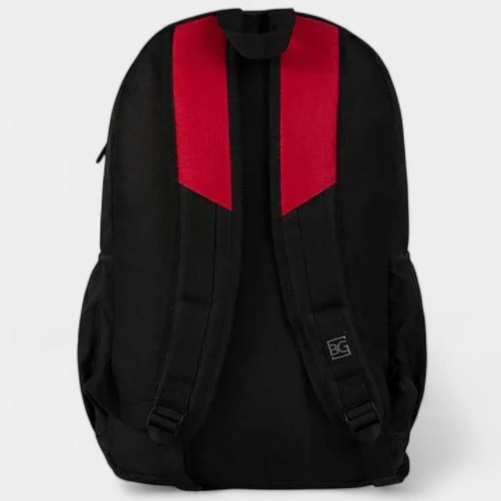Mochila Esportiva Flamengo Bagaggio Suporte de Bola 20L - Preto e Vermelho - 6