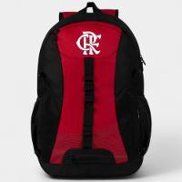 Mochila Esportiva Flamengo Bagaggio Suporte de Bola 20L - Preto e Vermelho - 1