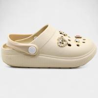 Babuche Infantil Molekinha Pins Menina - Creme - 2