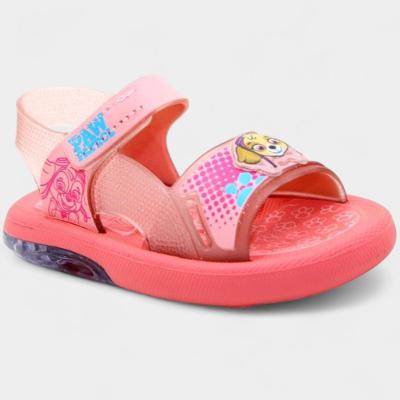 Sandália Bebê Disney Patrulha Canina Led Menina - Rosa