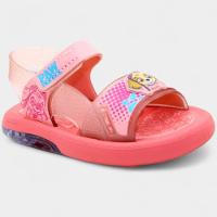 Sandália Bebê Disney Patrulha Canina Led Menina - Rosa - 1