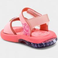 Sandália Bebê Disney Patrulha Canina Led Menina - Rosa