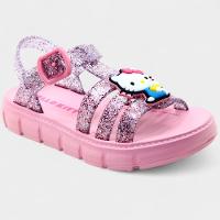 Sandália Infantil Hello Kitty Grendene Kids Menina - Rosa - 1