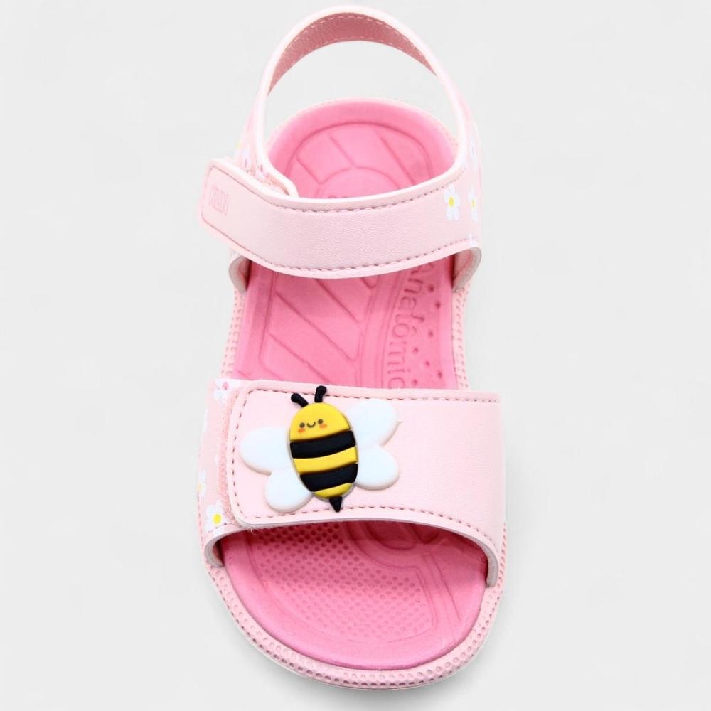 Papete Infantil Klin Tic Tac Abelha Casual Baby - Rosa - 3