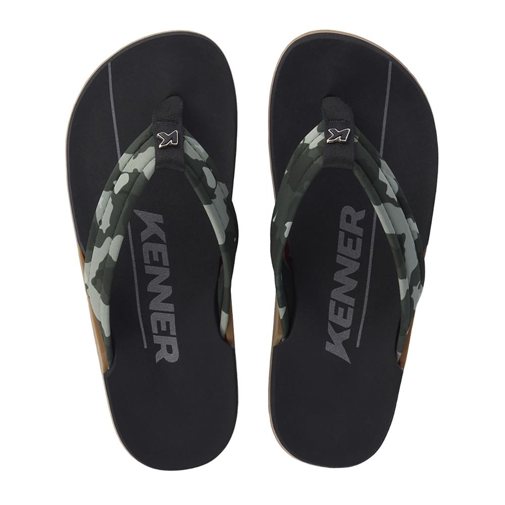 Chinelo Kenner Nk6 Pro Army Camuflado Masculino - Preto - 2