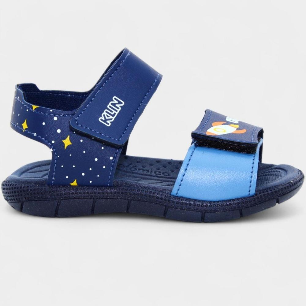 Papete Infantil Klin Tic Tac Foguete Casual Baby - Marinho - 2