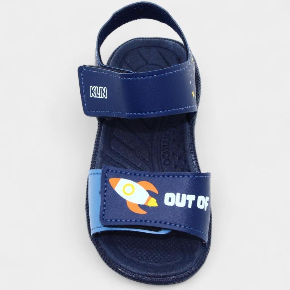 Papete Infantil Klin Tic Tac Foguete Casual Baby - Marinho - 3