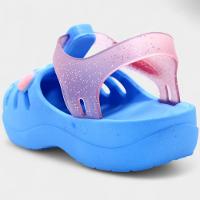 Sandália Bebê Disney Stitch Magic Menina - Azul e Rosa