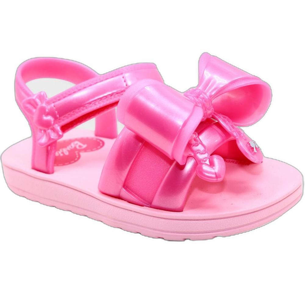 Sandália Infantil Grendene Kids Barbie Rosy Menina - Rosa - 1