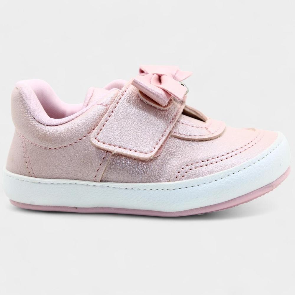 Tênis Infantil Klin Laço Menina - Rosa - 2