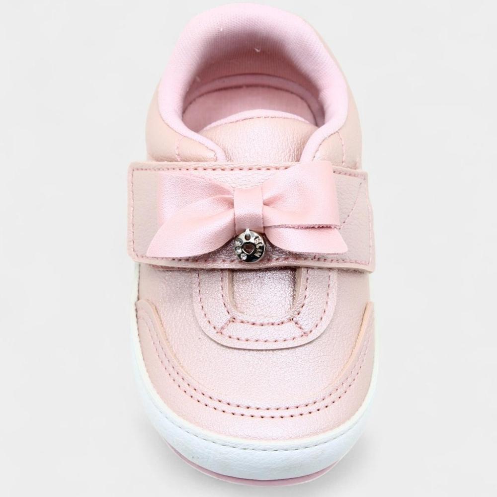 Tênis Infantil Klin Laço Menina - Rosa - 3