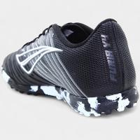 Chuteira Society Penalty Furia Y4 Masculino - Preto e Branco