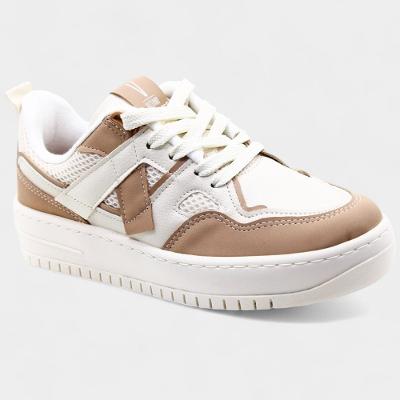 Tênis Vizzano Básico Feminino - Bege e Marrom