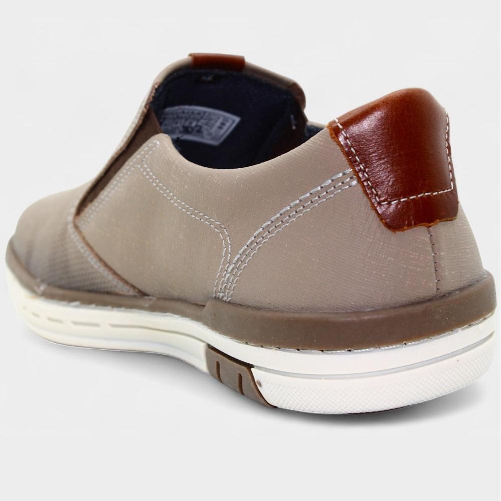 Mocassim Couro Pegada Rustic Masculino - Marrom - 4