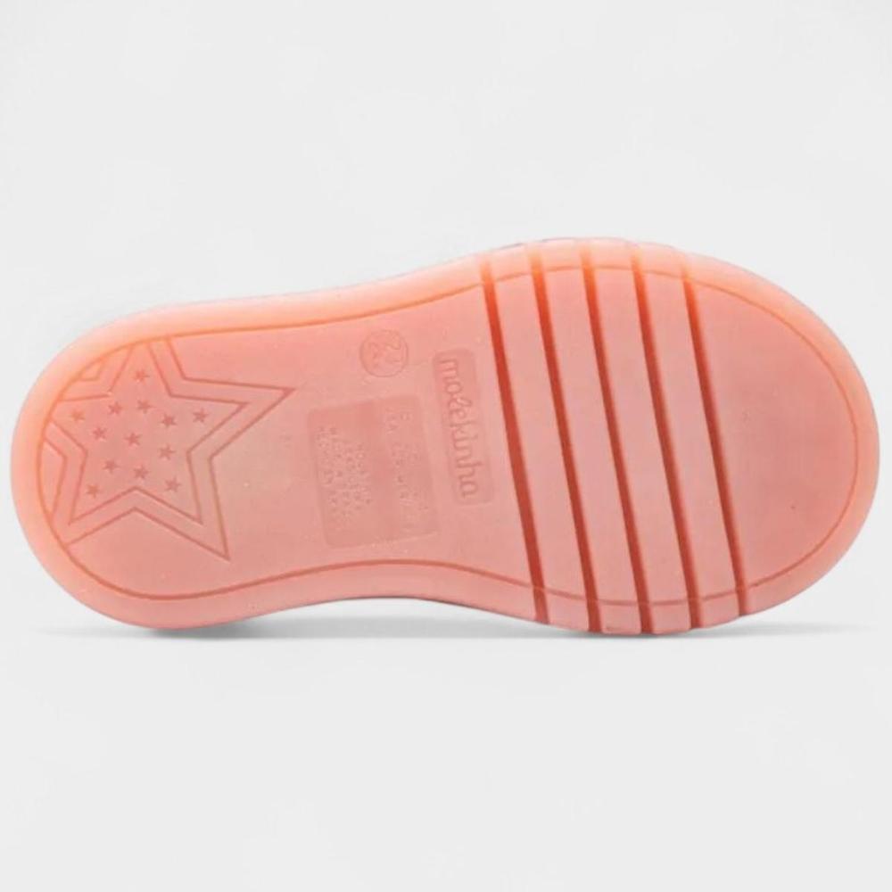 Tênis Molekinha Infantil Glitter Led Menina - Rosa - 4