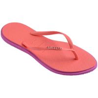 Chinelo Havaianas Slim Point Feminino - Rosa e Roxo - 2