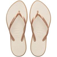 Chinelo Havaianas Slim Point Feminino - Off White e Bege - 1