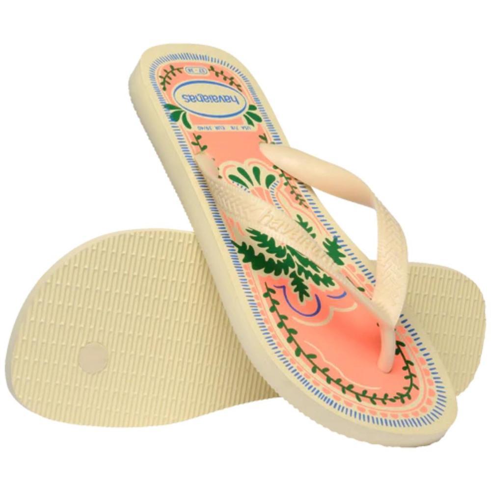 Chinelo Havaianas Top Summer Vibes Feminino - Creme - 4