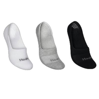 Kit 3 Pares Meia Hoahi Sapatilha Unissex - Preto e Branco