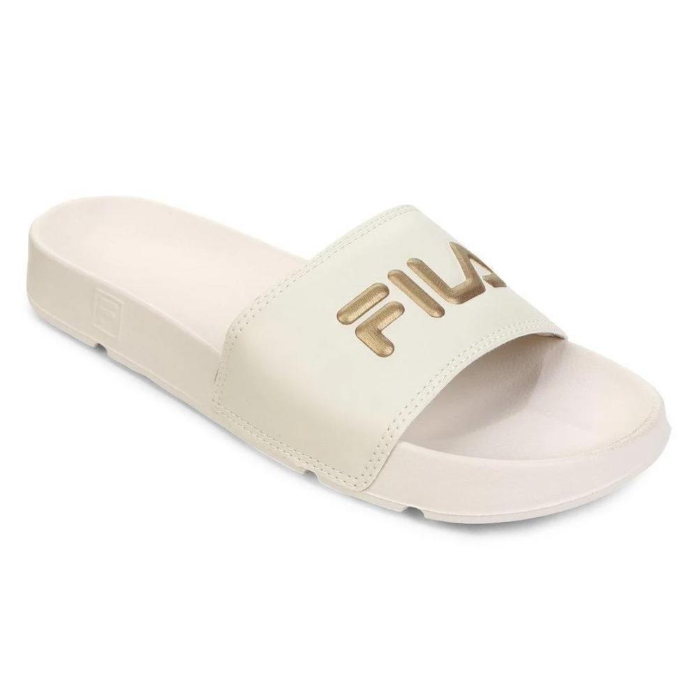 Chinelo Fila Drifter Basic Feminino - Bege e Dourado - 2