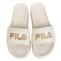 Chinelo Fila Drifter Basic Feminino - Bege e Dourado - 1