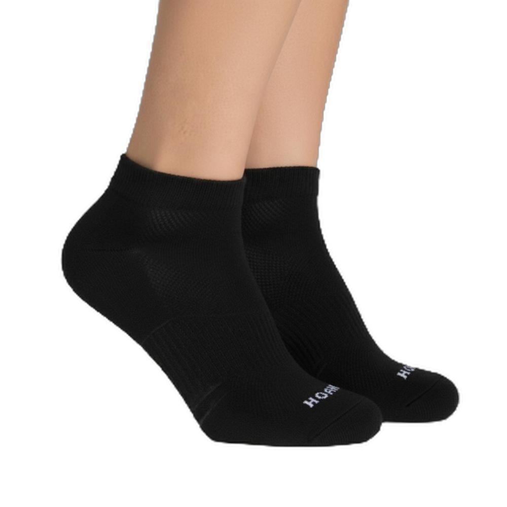 Kit 3 Pares Meia Hoahi Cano Curto Unissex - Preto e Branco - 7