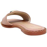 Rasteira Cia do Porto Estilo Dourado Feminina - Nude