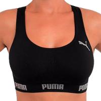 Top Puma Sem Costura Feminino - Preto - 1