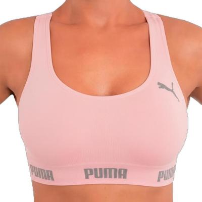 Top Puma Sem Costura Feminino - Rosa