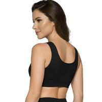 Top Selene Sem Costura Feminino - Preto - 2