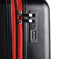 Mala de Bordo Bagaggio Flamengo CRF 20 Polegadas - Preto e Vermelho - 5