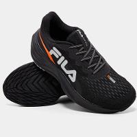 Tênis Fila Comet 2 Masculino - Preto e Laranja - 1