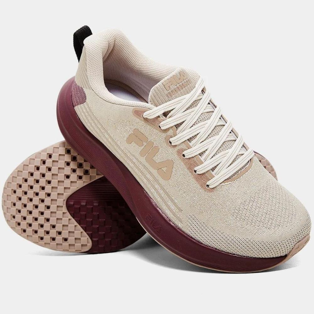 Tênis Fila Endurance Feminino - Bege Escuro - 2