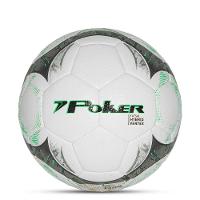 Bola de Futsal Profissional Poker Hybrid Vertex 32 Gomos - Cinza e Verde - 1