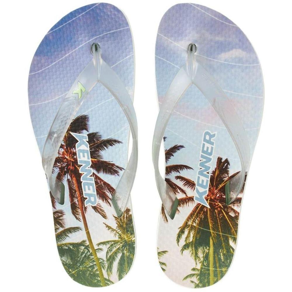 Chinelo Kenner Summer Sunset Masculino - Azul Claro e Branco - 2