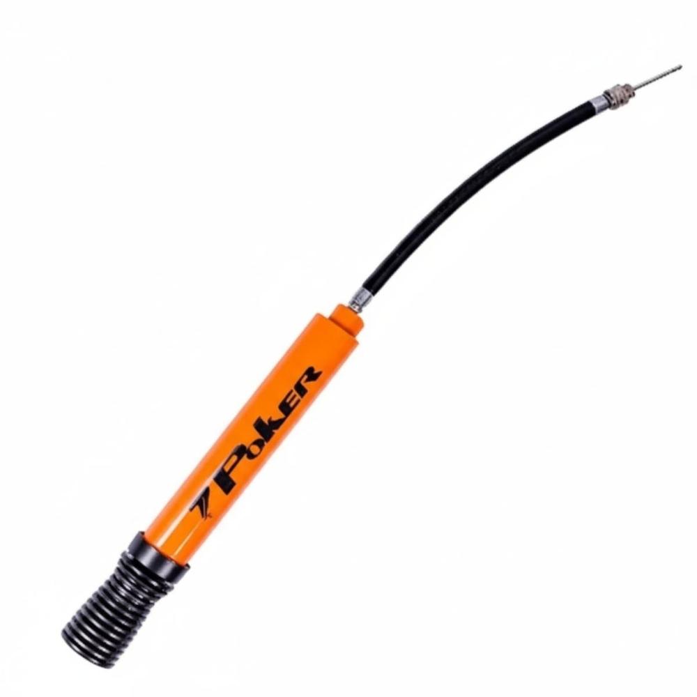 Bomba de Inflar Poker Dupla Ação - Laranja - 1