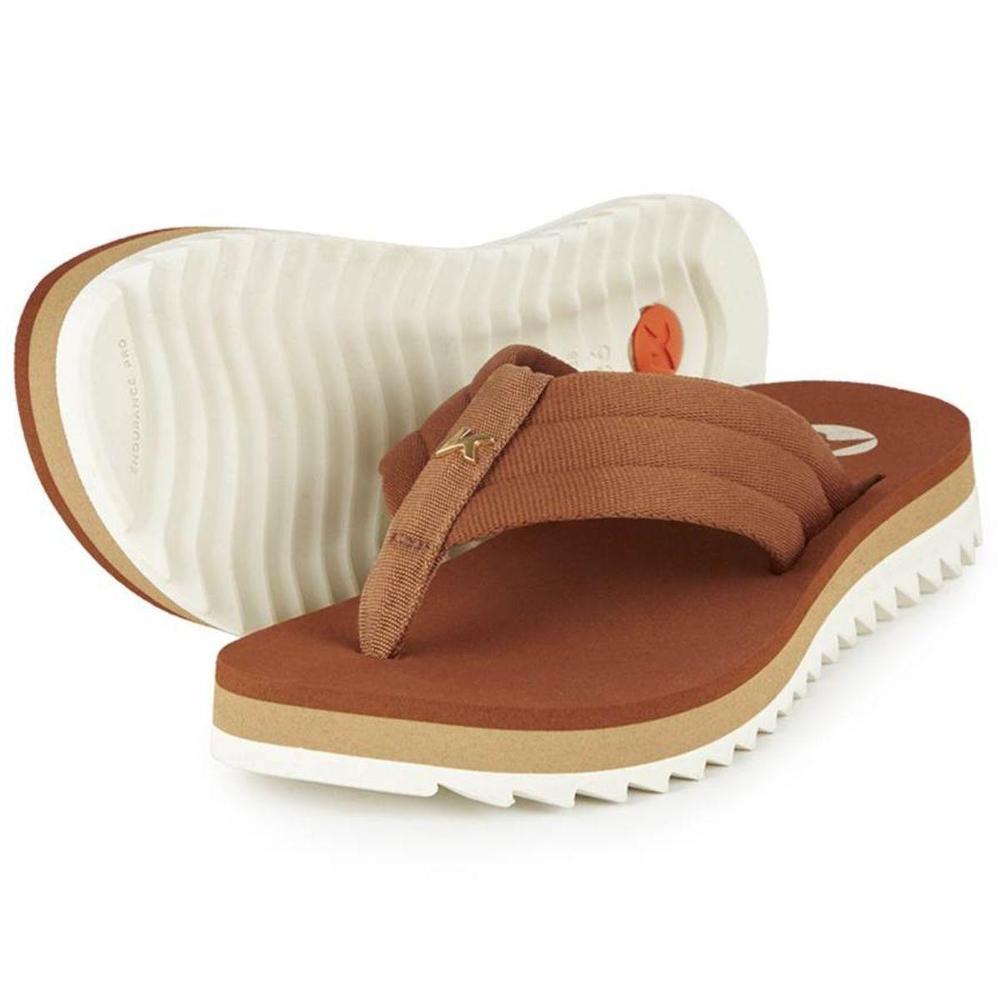 Chinelo Kenner Kyra Pro Comfy Feminino - Marrom - 1