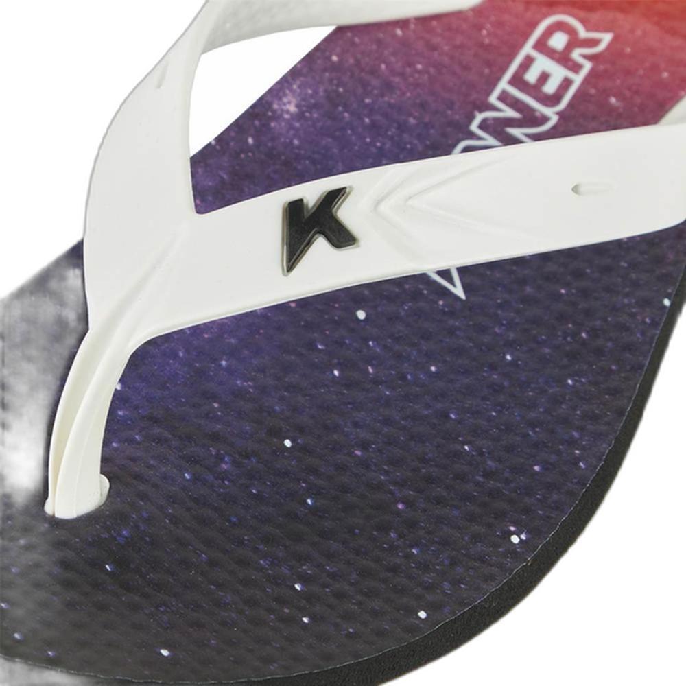 Chinelo Kenner Summer Galaxy Masculino - Preto e Branco - 4