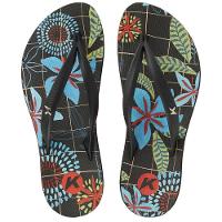 Chinelo Kenner Ibiza Jardim Feminino - Preto e Vermelho - 1