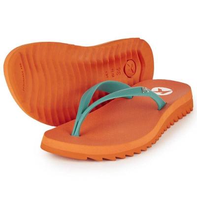 Chinelo Kenner Ibiza Pro Feminino - Laranja e Verde