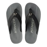 Chinelo Kenner Nk6 Pro Masculino - Preto e Cinza - 3