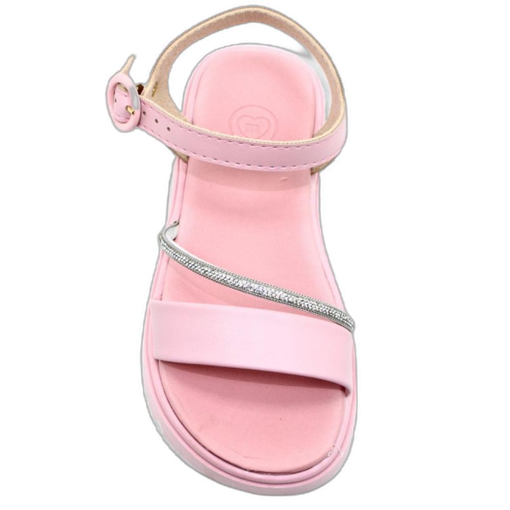 Papete Infantil Molekinha Tira Brilho Strass Menina - Rosa Claro - 3