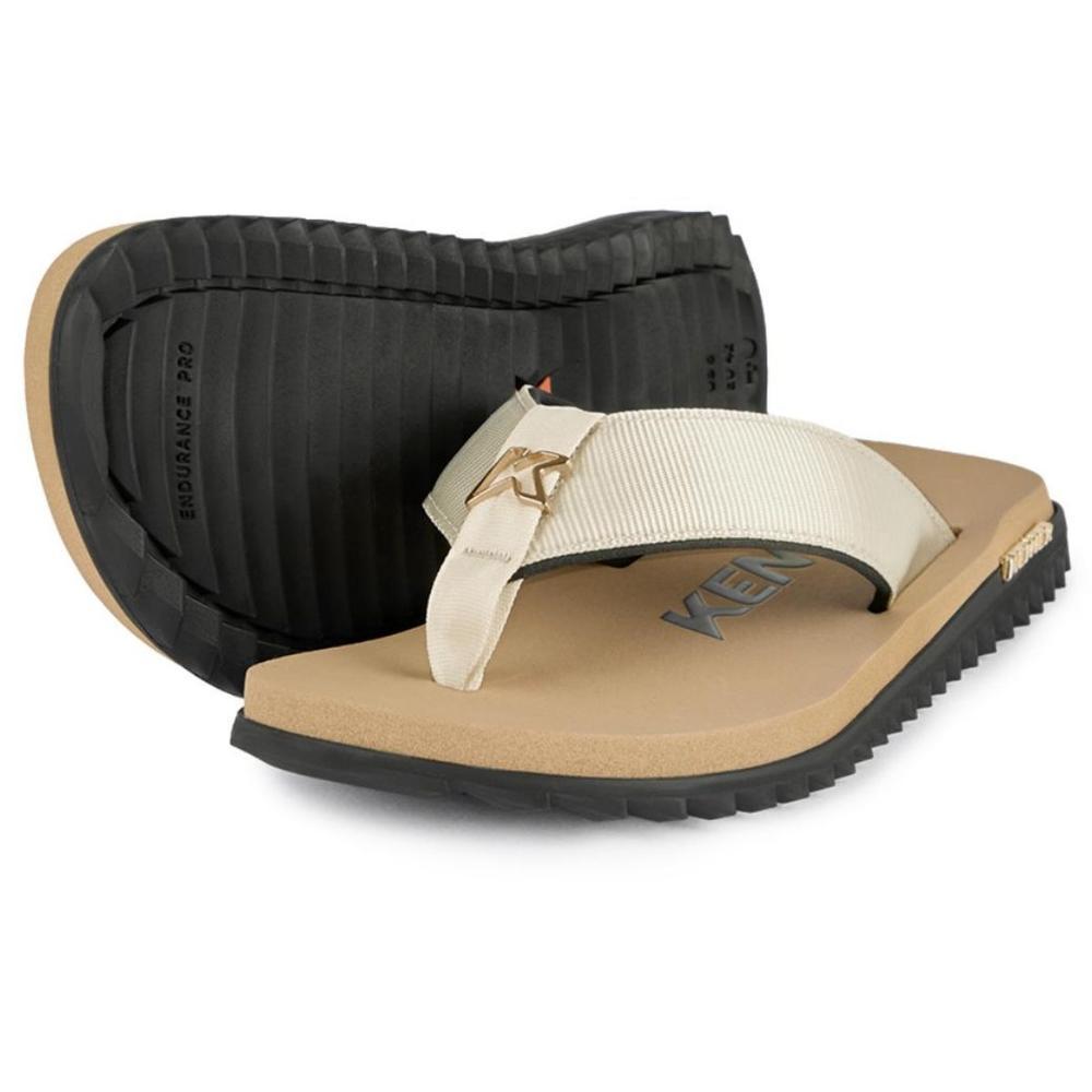 Sandália Kenner Kivah Masculina - Bege e Preto - 1